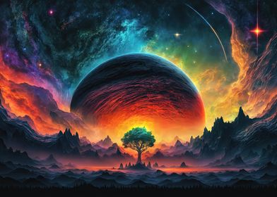 Tree Space Fantasy Chaos
