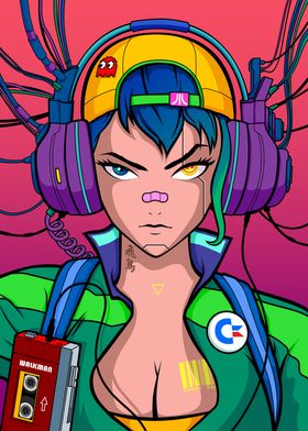 80s Cybergirl