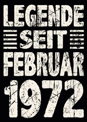 Februar 1972 52 Jahre