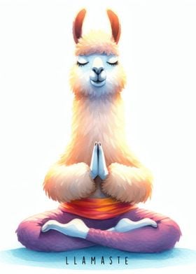 Llamaste Zen Llama Namaste