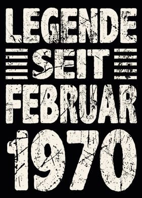 Februar 1970 54 Jahre