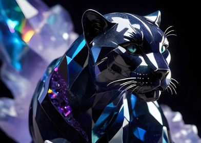 crystal black panther