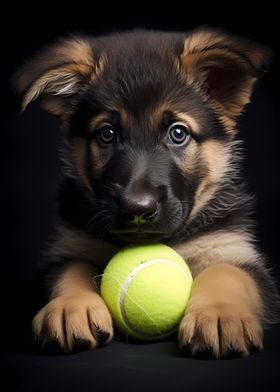 Tennis Ball Dog