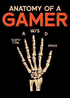 Funny Anatomy Of A Gamer
