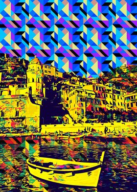 cinque terre pop art