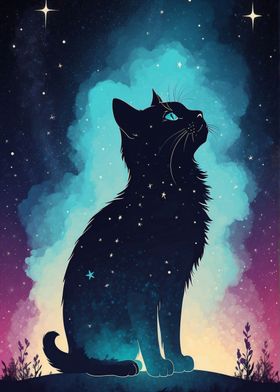 Starry Eyed Feline