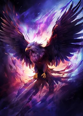 Mystical Phoenix Bird