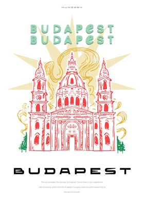 Budapest big city poster