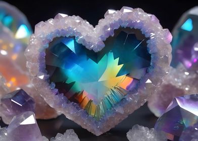 crystal heart