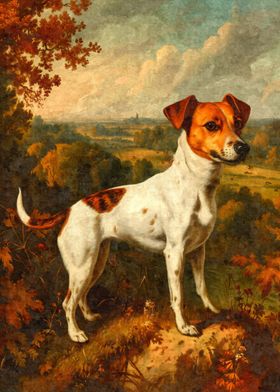 Retro Jack Russell Terrier