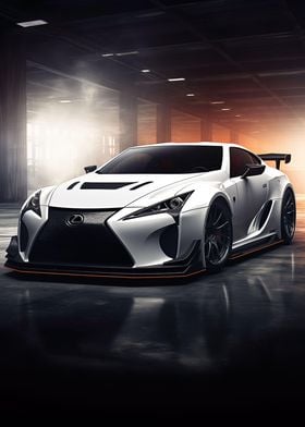 Lexus White Car