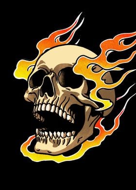 Burning Eternal Skull