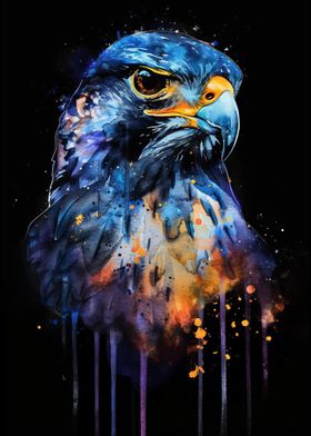 Falcon Watercolor