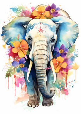 Elephant Watercolor