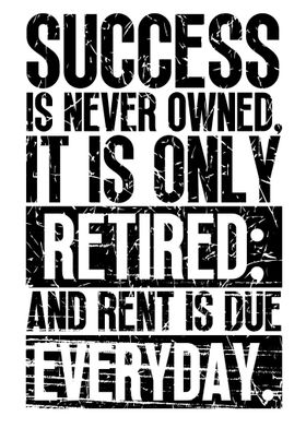 Success Never Owned