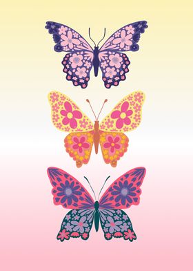 Floral butterflies II