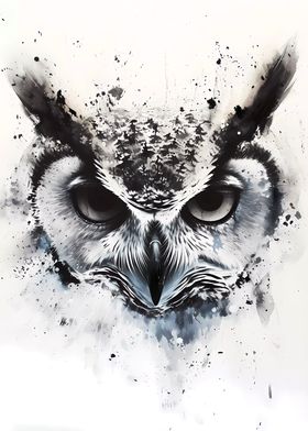 Owl Watercolor