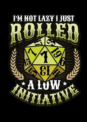 Rolled Low D20 Tabletop