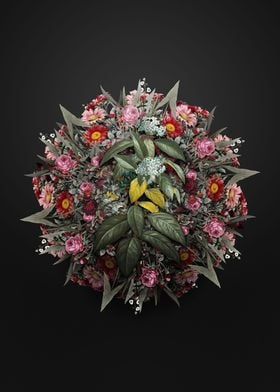 Laurustinus Flower Wreath