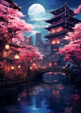Cherry Blossom Pagoda