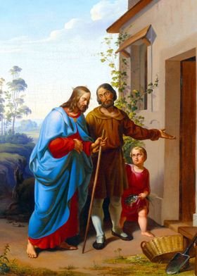 Christ Enters a House