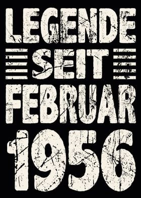 Februar 1956 68 Jahre