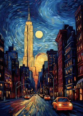 New York City Van Gogh