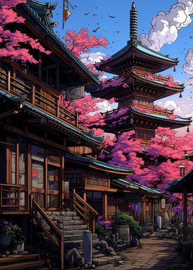 Japan Pixel art