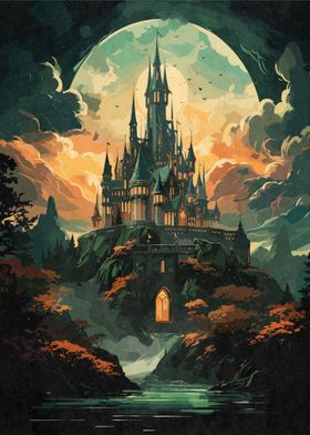 Fantasy Castle Landscape