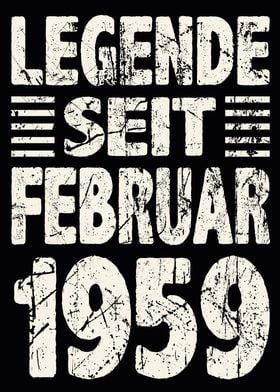 Februar 1959 65 Jahre