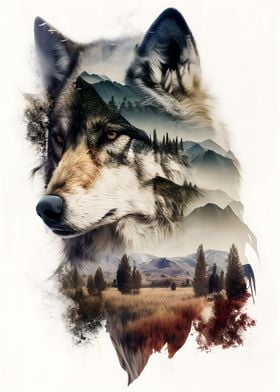 Wolf Canada Poster Nature
