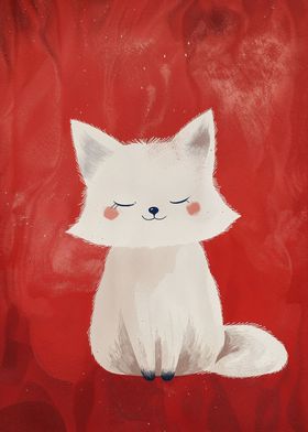 Calm Kitty Red