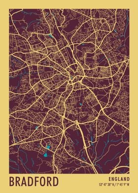 Bradford City Map