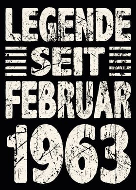 Februar 1963 61 Jahre