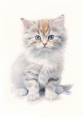 Bambino cat portrait