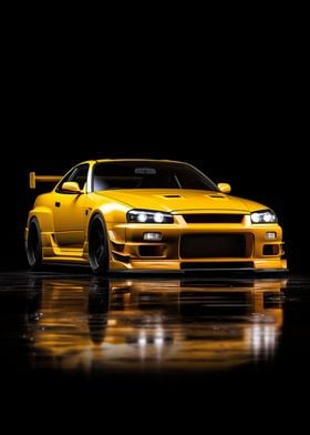 Nissan GTR R34 car