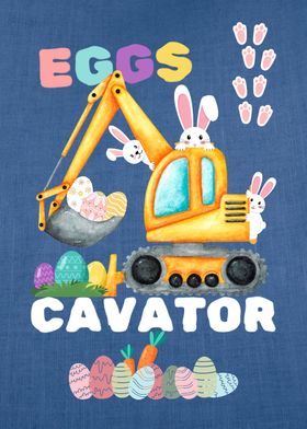 Eggscavator Happy Easter
