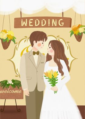 Wedding watercolor