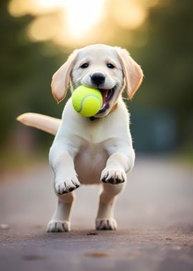 Tennis Ball Dog