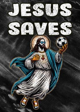 Funny Soccer Jesus