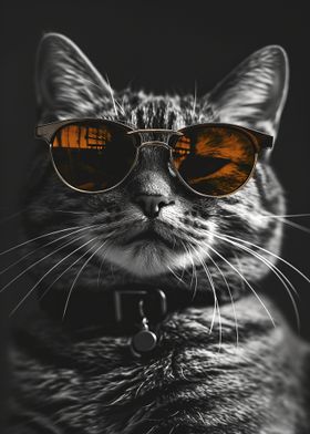 Cat With Sunglasses