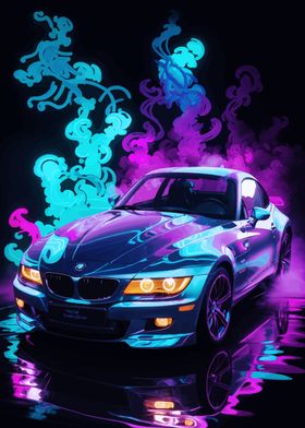 BMW Z3 Hardtop Neon