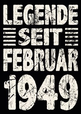 Februar 1949 75 Jahre