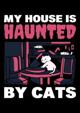 Haunted by Cats Cat Mom Gi