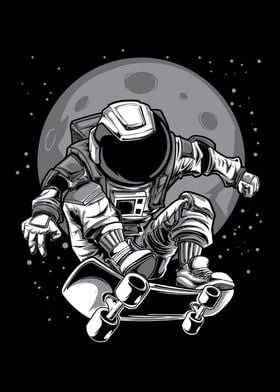 Astronaut Space Skater