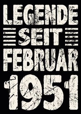 Februar 1951 73 Jahre