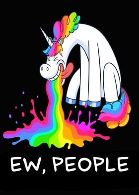 Rainbow Unicorn Ew People