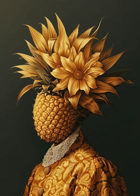 Pineapple Lisa Portrait