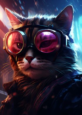 Cyberpunk Cat