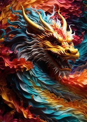 Abstract dragon